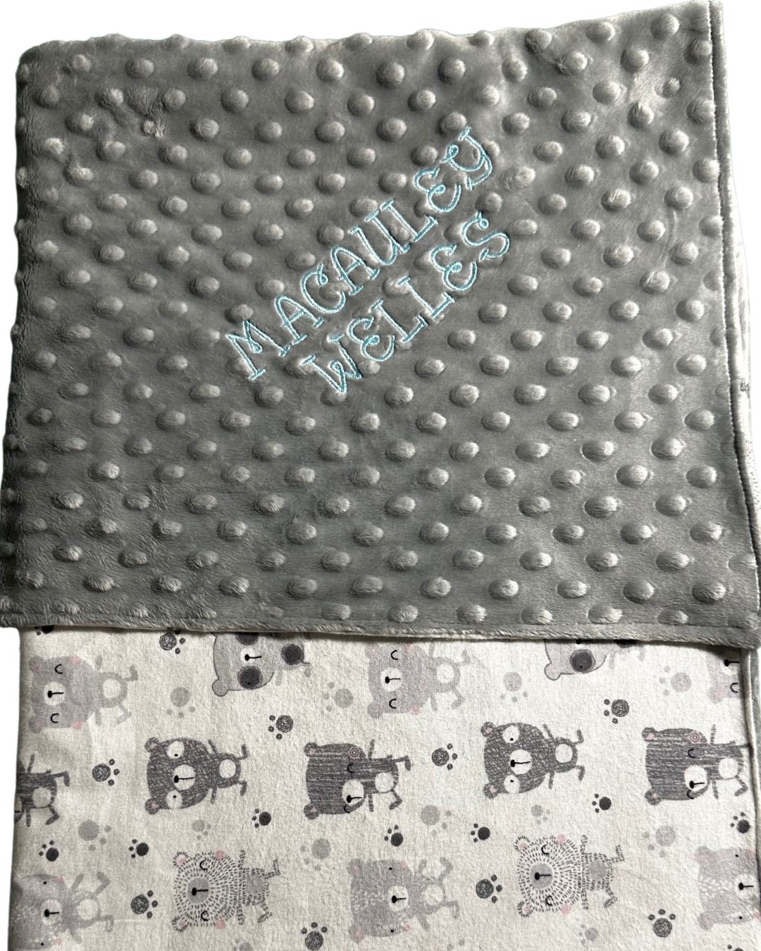 Customized Baby Blanket - Minky/Flannel