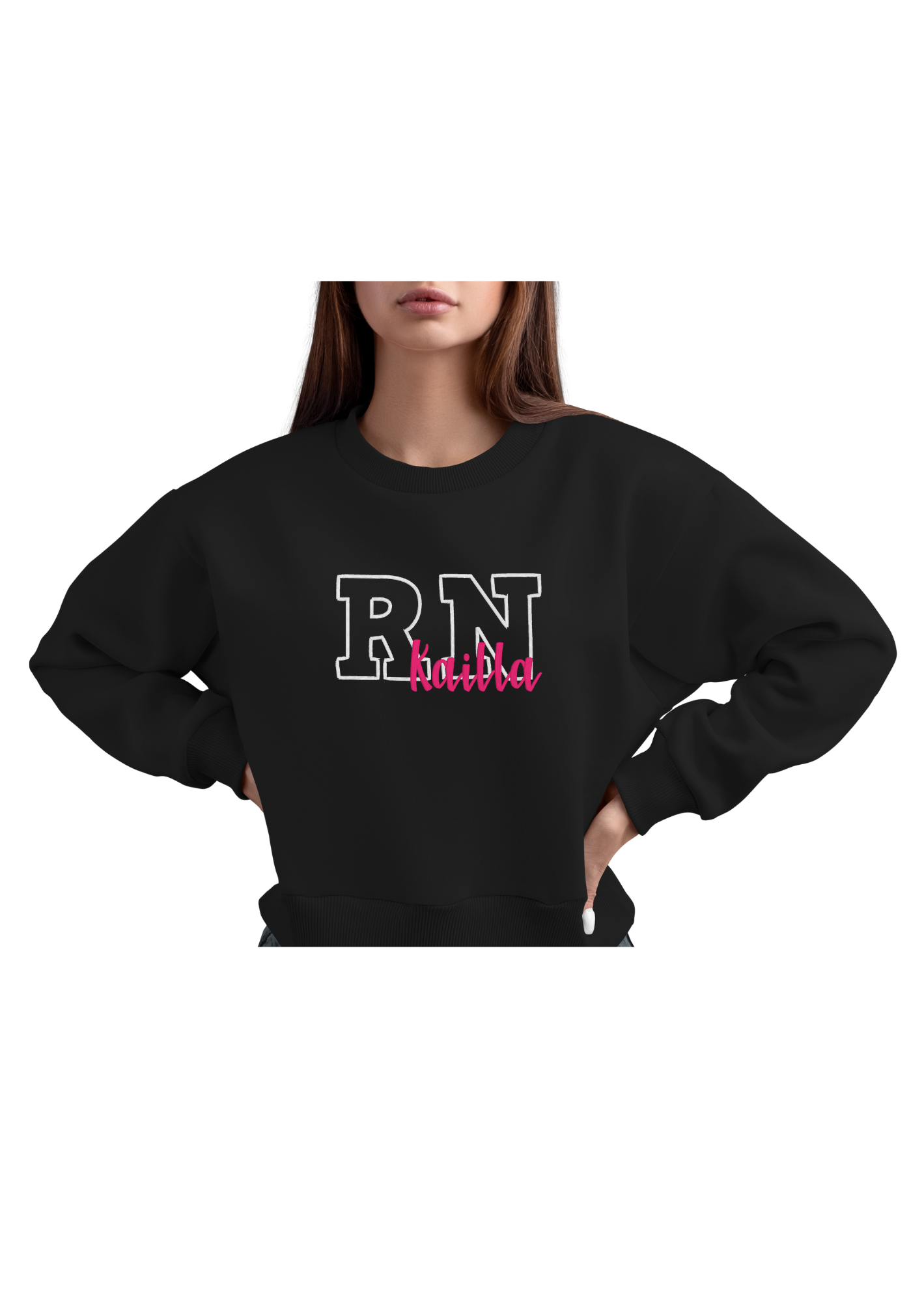 Title and Name Sweatshirt